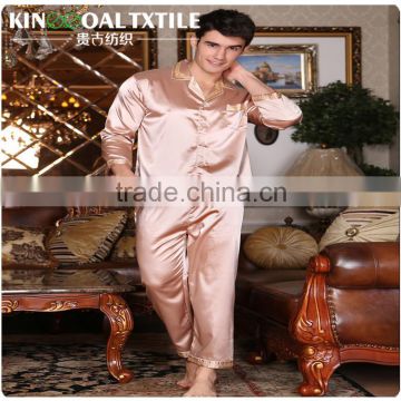 Wholesale Luxury Sexy 100% Silk long satin sleepwear