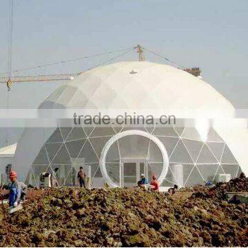 Geodesic Dome Tent Event Dome Tent White PVC Cover 8m Diameter UV-protection for Sale photo-5