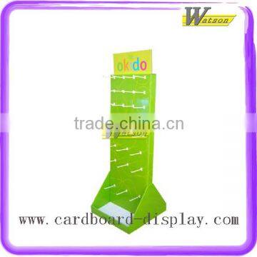 Customized for sleepwear promotional advertising floor display stand with hooks