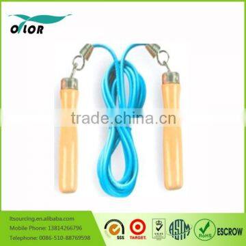 Pearl shiny rope,Wooden handle,Fitness Gear Precision Speed Rope