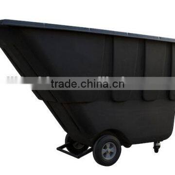 Tilt Truck, 1 Cu. Yd. Volume Capacity, 850 Lb. Load Capacity, Utility Hopper Type