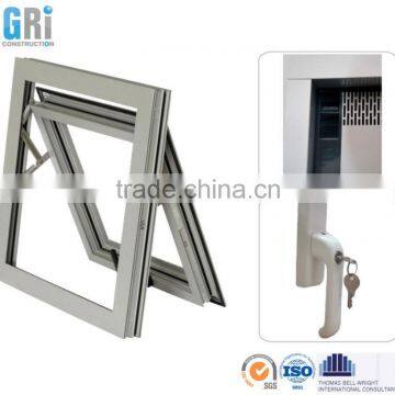 aluminum window/Tilt and turn glass window with grills