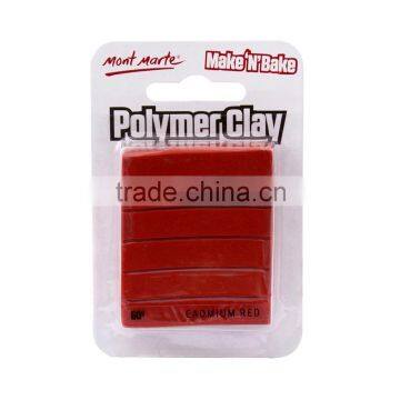 Mont Marte Make n Bake Polymer Clay - Cadmium Red