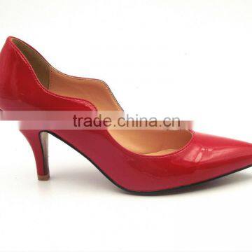 2016 new fashion women middle heel special popular bridal party shoes for lady