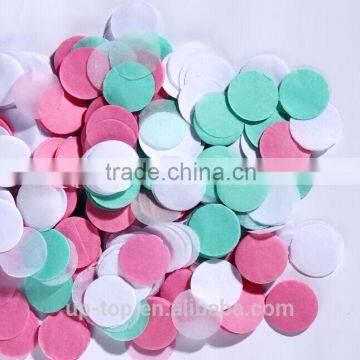 ~Wholesale~Round White Wedding Tissue Paper Confetti photo-4