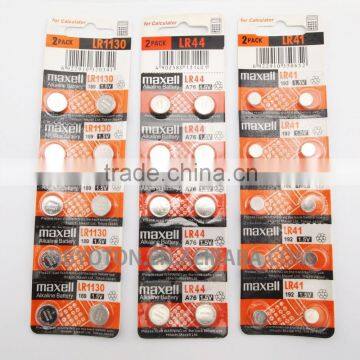 maxell LR44 button battery