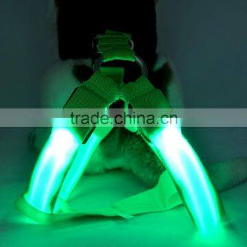 Y171 Hot Sale LED Dog Harness Pet Harness Vest Dog Collars and Leashers photo-2