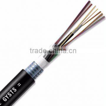 Outdoor G652d GYXTW 6 Core Single Mode Fiber Optic Cable