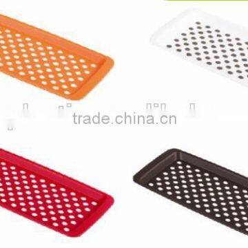 high quality rectangle anti skid kitchen accessories plastic cutlery tray