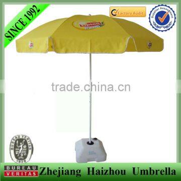 160g polyester Lipton promotional outdoor parasol with full color printing