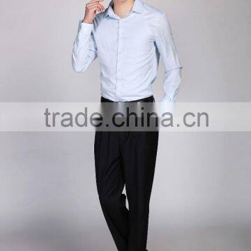 wholesale custom made long sleeve mens office work uniform
