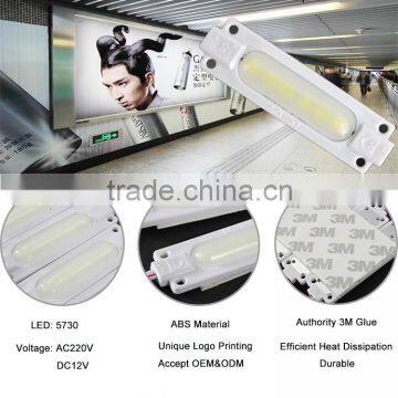 Factory Direct Sale 1.6w 6pcs 5730 Led Module CE Rohs Approval Led Injection Led Module for Light Box
