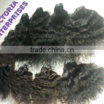 Short Hair machine weft