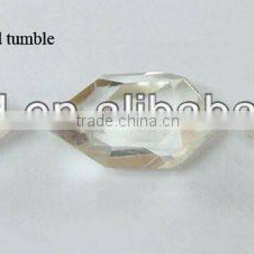 Semi precious stone crystal tumble faceted jewelry beads