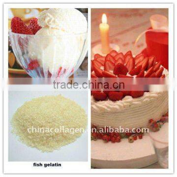 Edible fish gelatin for candy use