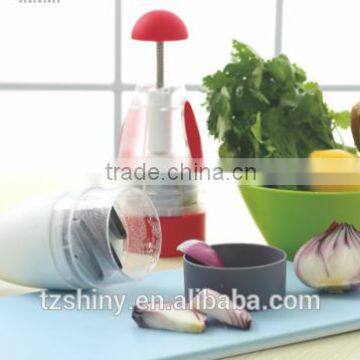 2016 As seen on TV Household Easy Clean Manual Onion Chopper Slap Chop Plastic Vegetable Chopper