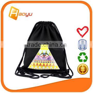 China Wholesale Custom Canvas Bag for Drawstring Bag photo-4