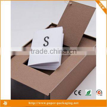 2016 custom printed brown kraft paper soap box
