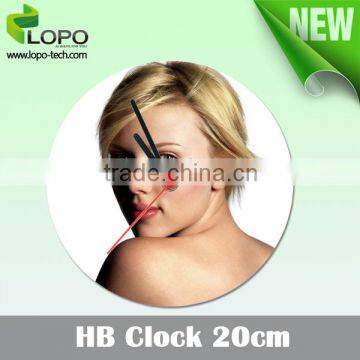 Dye sublimation MDF Wall Clock, decorative wall panels for sublimation