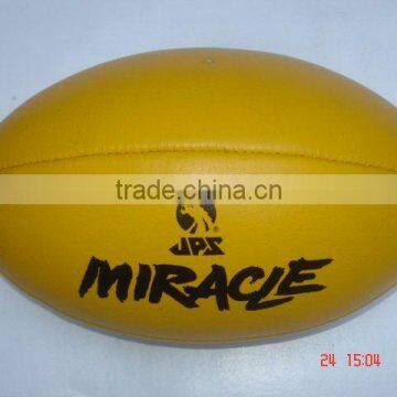 Genuine leather rugby ball