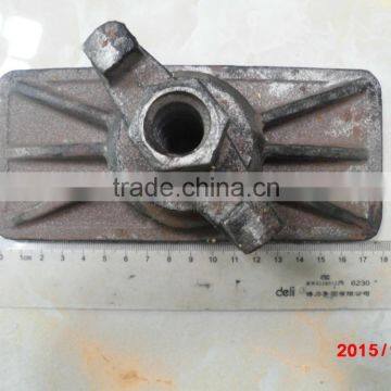 Formwork Cast Steel Wing Nut With Plate Tie Nut Anchor Nut With Plate photo-5