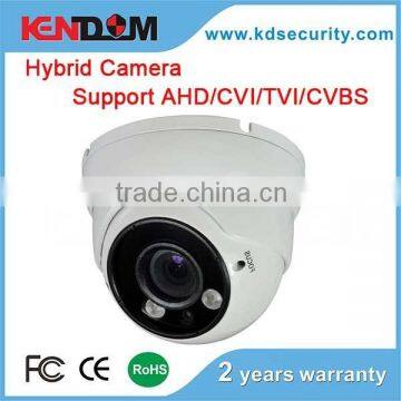 Security Camera 720p 1 Megapixel AHD CVI TVI all in one Vandalproof dome camera Hybrid camera