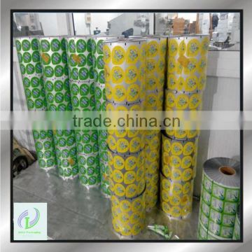 high quality peelable sealing lidding film, cup lidding film roll