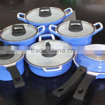 HQ Non-stick ceramic coating aluminum cookware set