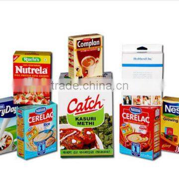 Automatic Carton box Filling & Sealing Machine with multi head weigher