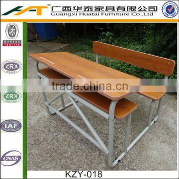 Classroom Furniture Double seat school desk and chairs