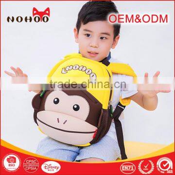 New design 3d fashion lovely animal plush backpack for kids