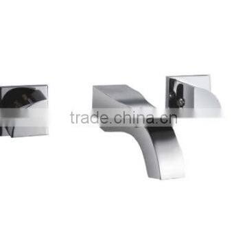 double handle modern wall-mounted bathtub shower faucets