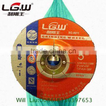 404 LGW ABRASIVE long life 125*6*22 grinding disc for THAILAND MARKET