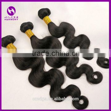 Inventory 8inch to 32inch body wave natural color hair weft / human hair weft / virgin remy brazilian hair weft hair extensions                        
                                                                                Supplier's Choice