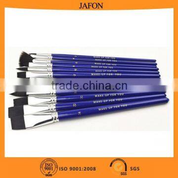 OEM welcomed natural blue wooden handle paint brush