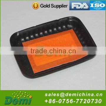 Competitive price high quality multi size fresh tray with absorbent meat pads