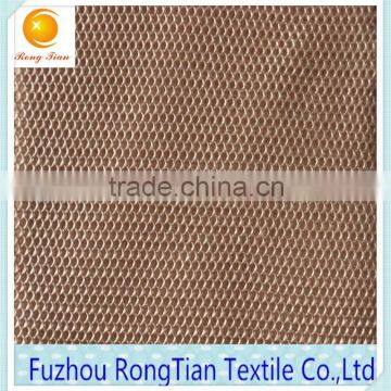 Yellow polyester 3d spacer air mesh fabric for backqacks,shoes