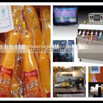 sport or energy dirnks preformed bag or shaped pouch filling and sealing machines