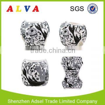 Alva New Pattern of Swim Diapers High Quality Washable Baby Swimming Diapers photo-5
