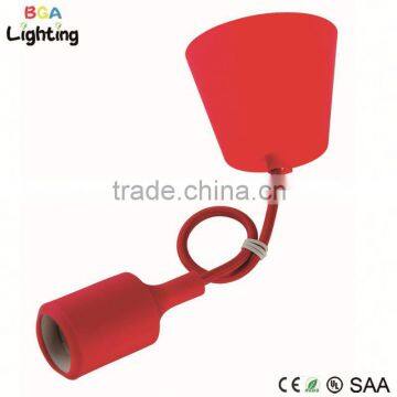 SAA E27 Silicone Mini Hanging Lamp Rubber with Plastic Canopy