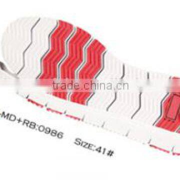 MD+TPR/RB outsole for men beach spotrs shoes2016