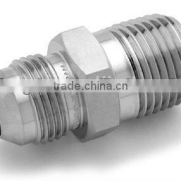 37 deg male connector,straight connector,flareless connector