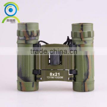 New Style 8x21 Army Green Distance Measuring Binoculars with High Quality