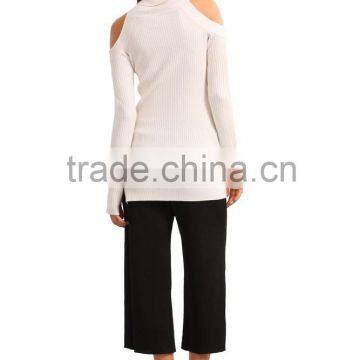 Fashion Women High Neck Plain Longsleeve Knit Sweater Top Quality Choice Supplier's Choice photo-2
