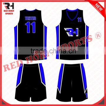 Red Horn Basketball Anti-Bacterial Uniform, Custom Designs and Logos Are Accepted