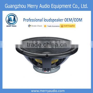 MR18-5D 750W 96dB stage using woofer speaker unit,18inch Ferrite Ring loudspeaker driver