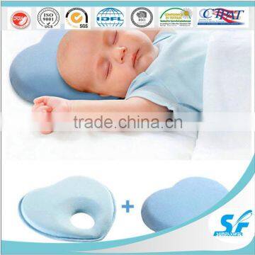 heart shape soft memory foam cushion protect neck head for baby