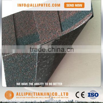 Double layer fibreglass asphalt shingle colorful asphalt shingles