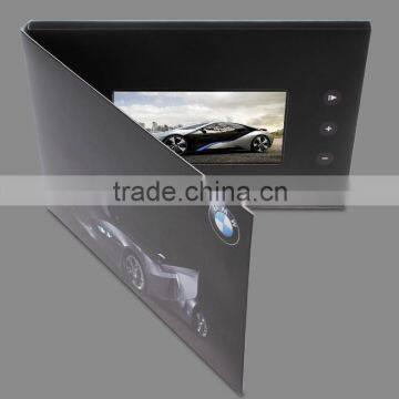 2015 factory outlet 5 inches video player greeting card
