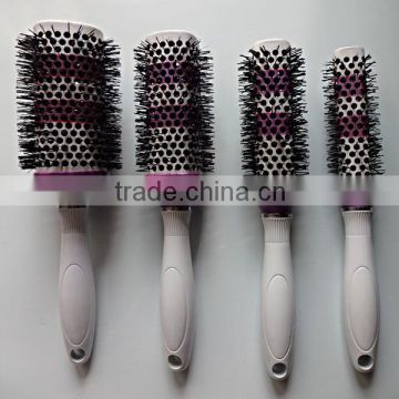 heat control square ceramic ionic hair brush